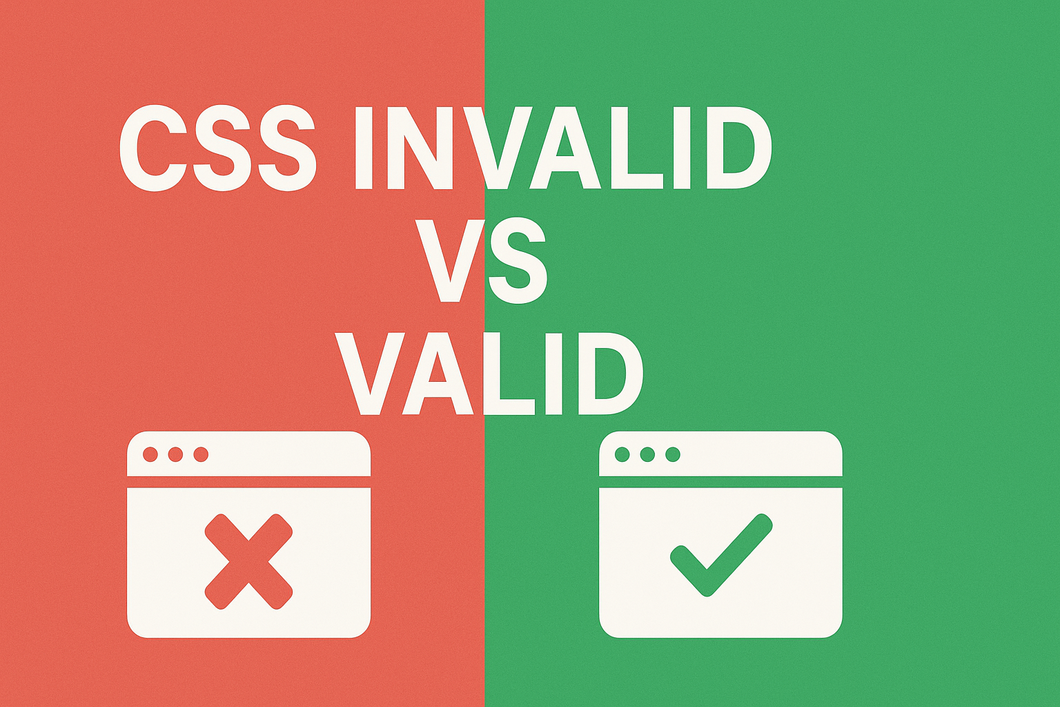 CSS valid, invalid 업데이트